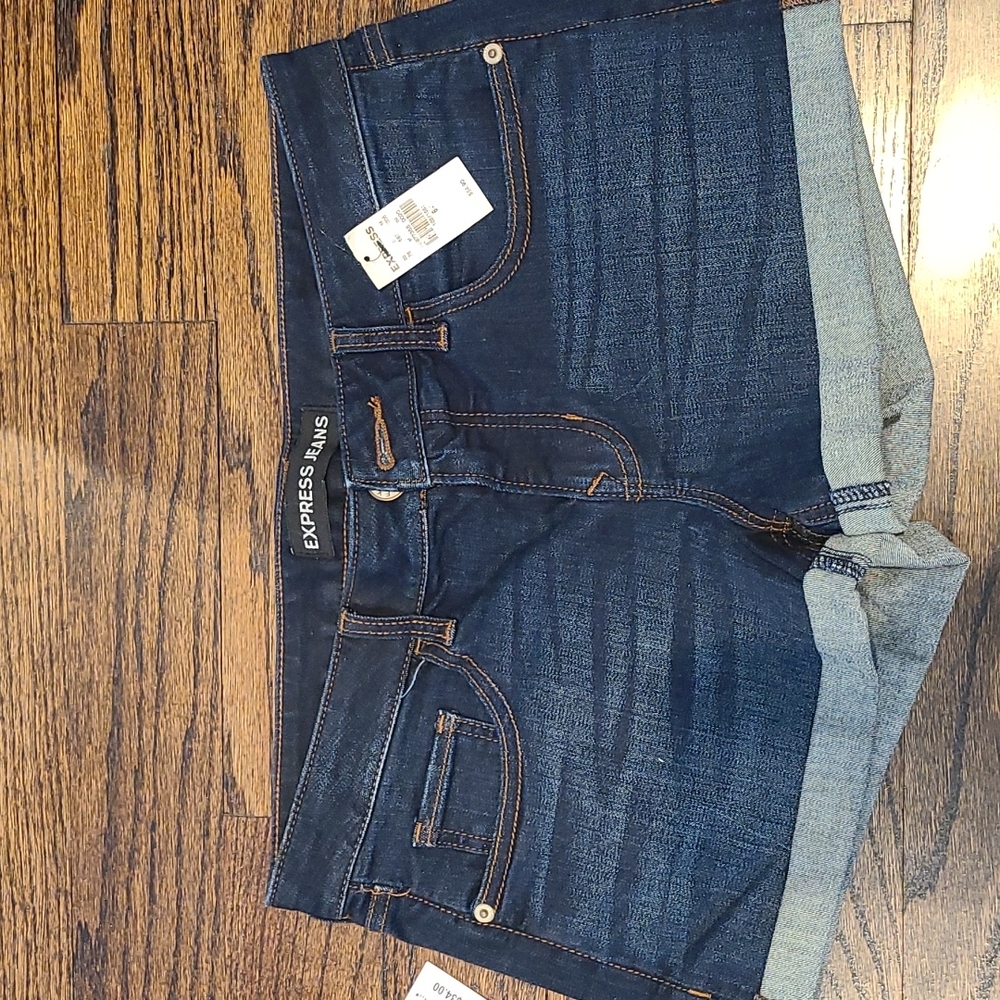 Denim shorts